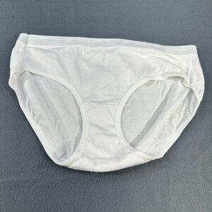 Hanes Women's Size Large Panty Bikini Cotton White New Without Tags